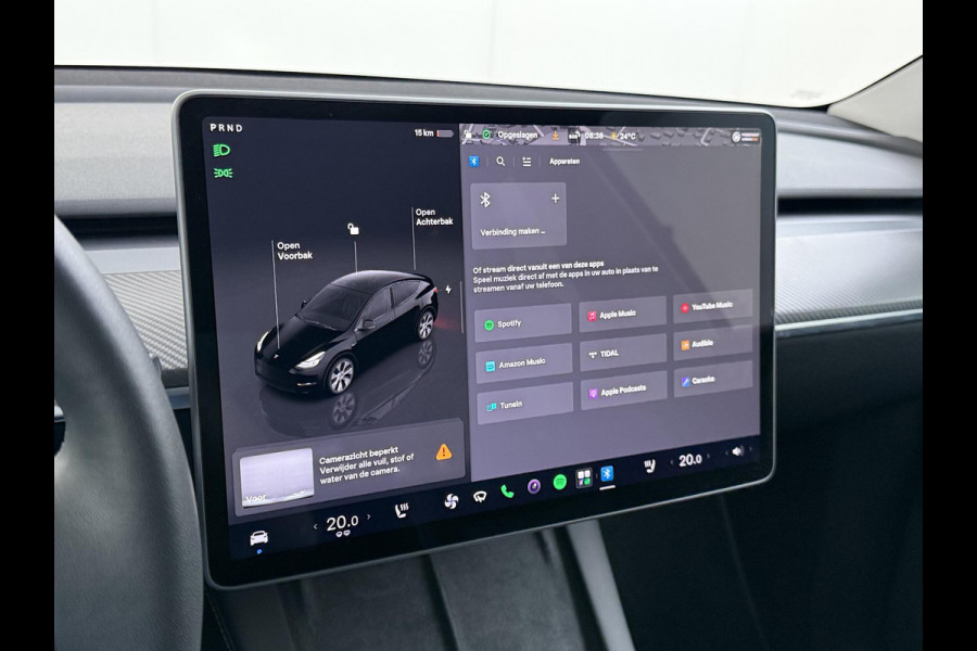 Tesla Model Y RWD 58 kWh AFNEEMBARE TREKHAAK | FABRIEKSGARANTIE OP ACCU & AANDRIJFLIJN TOT 03-2031 OF 160.000 KM | CARBON LIJSTEN |