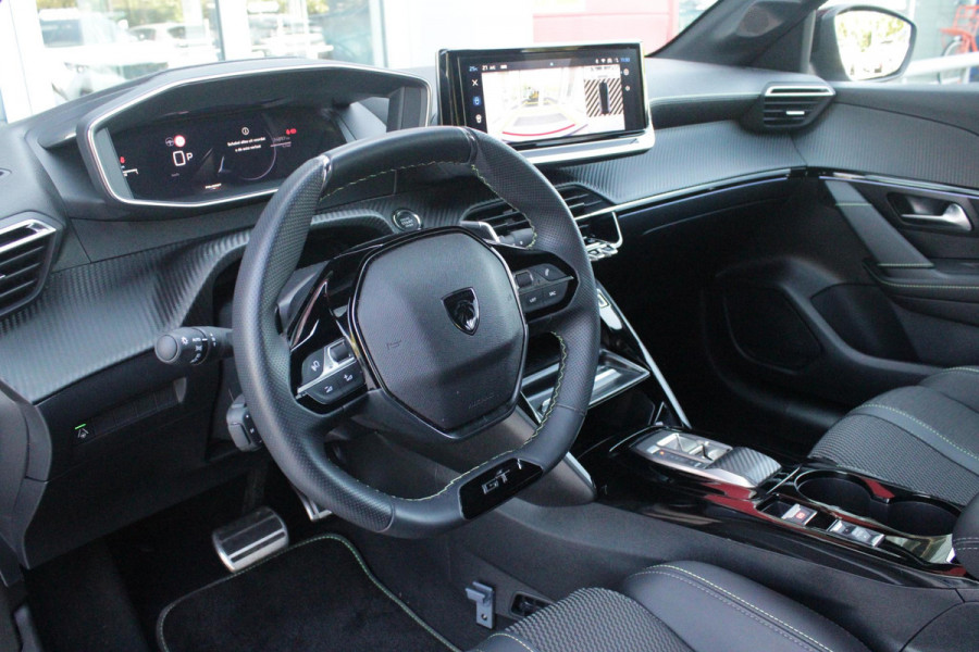 Peugeot 208 1.2 Hybrid 145PK AUTOMAAT GT | CAMERA VOOR + ACHTER | NAVIGATIE | DRAADLOZE APPLE CARPLAY/ANDROID AUTO | FULL LED KOPLAMPEN | LICHTMETALEN VELGEN 17" | DODEHOEK DETECTIE | DRAADLOZE TELEFOONLADER | KEYLESS ENTRY/START | DAB+ RADIO | ADAPTIVE CRUISE CONTROL | CLIMATE CONTROL |