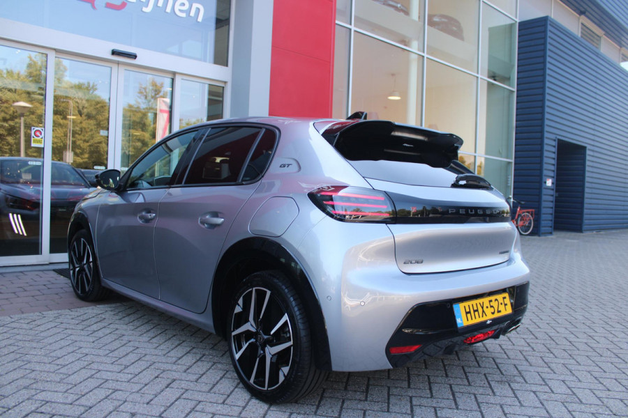 Peugeot 208 1.2 Hybrid 145PK AUTOMAAT GT | CAMERA VOOR + ACHTER | NAVIGATIE | DRAADLOZE APPLE CARPLAY/ANDROID AUTO | FULL LED KOPLAMPEN | LICHTMETALEN VELGEN 17" | DODEHOEK DETECTIE | DRAADLOZE TELEFOONLADER | KEYLESS ENTRY/START | DAB+ RADIO | ADAPTIVE CRUISE CONTROL | CLIMATE CONTROL |