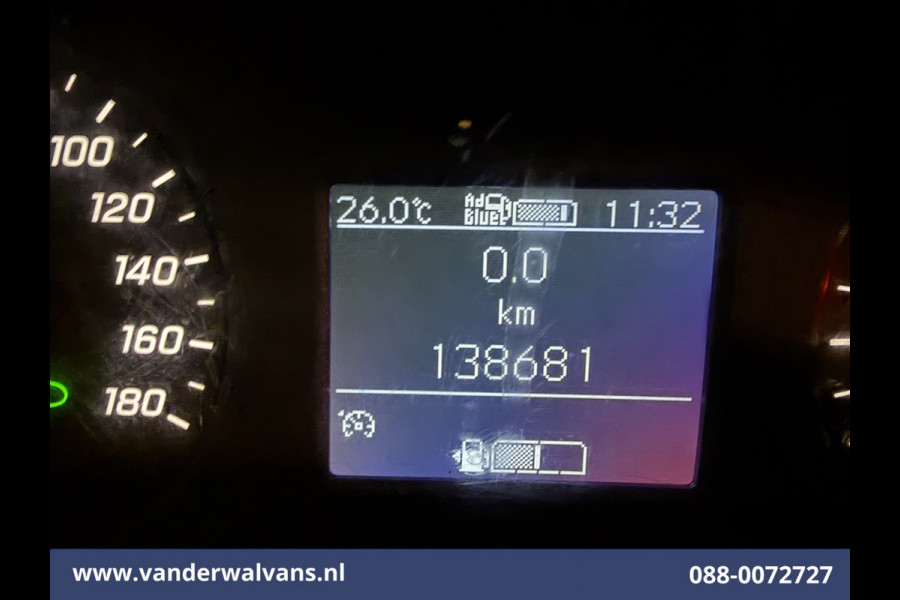 Mercedes-Benz Sprinter 316 CDI 164pk L3H2 Euro6 Airco | Camera | Navigatie | Apple Carplay | Chauffeursstoel Cruisecontrol, Android Auto, Stoelverwarming, 270Graden Achterdeuren, Parkeersensoren, Bijrijdersbank
