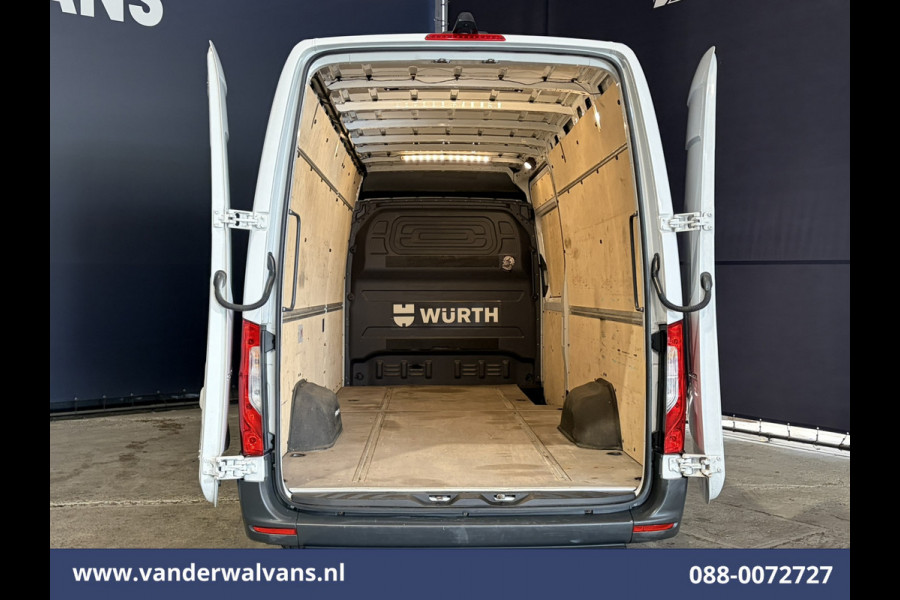Mercedes-Benz Sprinter 316 CDI 164pk L3H2 Euro6 Airco | Camera | Navigatie | Apple Carplay | Chauffeursstoel Cruisecontrol, Android Auto, Stoelverwarming, 270Graden Achterdeuren, Parkeersensoren, Bijrijdersbank