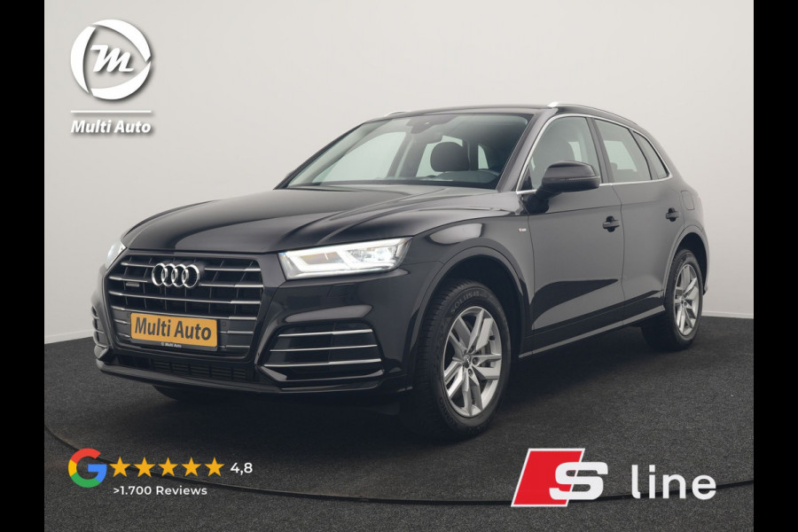 Audi Q5 55 TFSI e S Line PHEV 367pk Dealer O.H. | Voorstoelen Verwarmd | Apple Carplay | Keyless Entry | Drive Select | Cruise Control | DAB | 18"L.M | Navigatie | Plug In Hybrid |