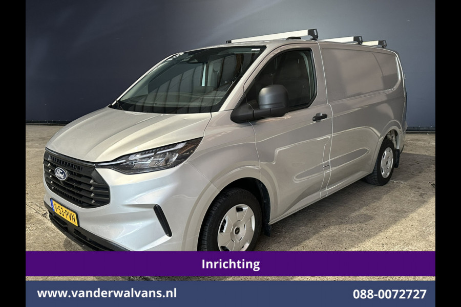 Ford Transit Custom 2.0 TDCI 150pk L1H1 Inrichting Euro6 Airco | Camera | LED | Apple Carplay | Cruisecontrol Android Auto, 2590kg Trekhaak, Verwarmde voorruit, Stoelverwarming, Parkeersensoren, Dakdragers, Bijrijdersbank