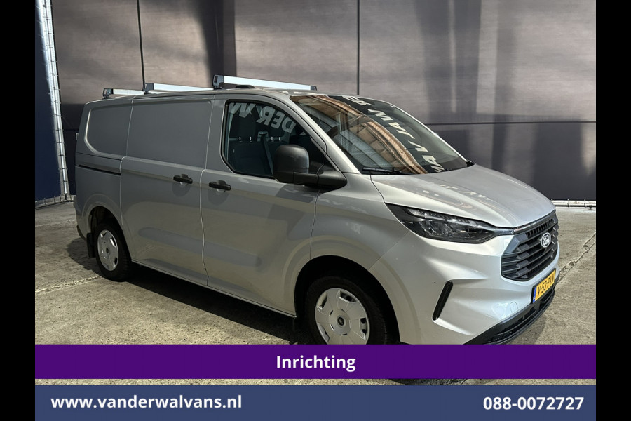 Ford Transit Custom 2.0 TDCI 150pk L1H1 Inrichting Euro6 Airco | Camera | LED | Apple Carplay | Cruisecontrol Android Auto, 2590kg Trekhaak, Verwarmde voorruit, Stoelverwarming, Parkeersensoren, Dakdragers, Bijrijdersbank