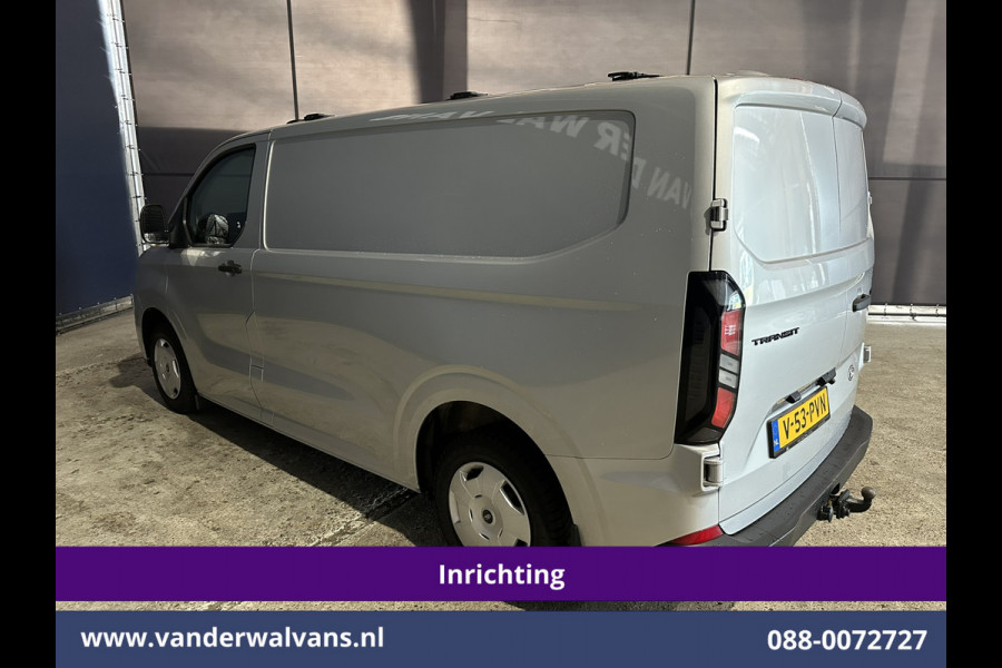 Ford Transit Custom 2.0 TDCI 150pk L1H1 Inrichting Euro6 Airco | Camera | LED | Apple Carplay | Cruisecontrol Android Auto, 2590kg Trekhaak, Verwarmde voorruit, Stoelverwarming, Parkeersensoren, Dakdragers, Bijrijdersbank