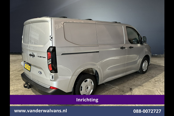 Ford Transit Custom 2.0 TDCI 150pk L1H1 Inrichting Euro6 Airco | Camera | LED | Apple Carplay | Cruisecontrol Android Auto, 2590kg Trekhaak, Verwarmde voorruit, Stoelverwarming, Parkeersensoren, Dakdragers, Bijrijdersbank