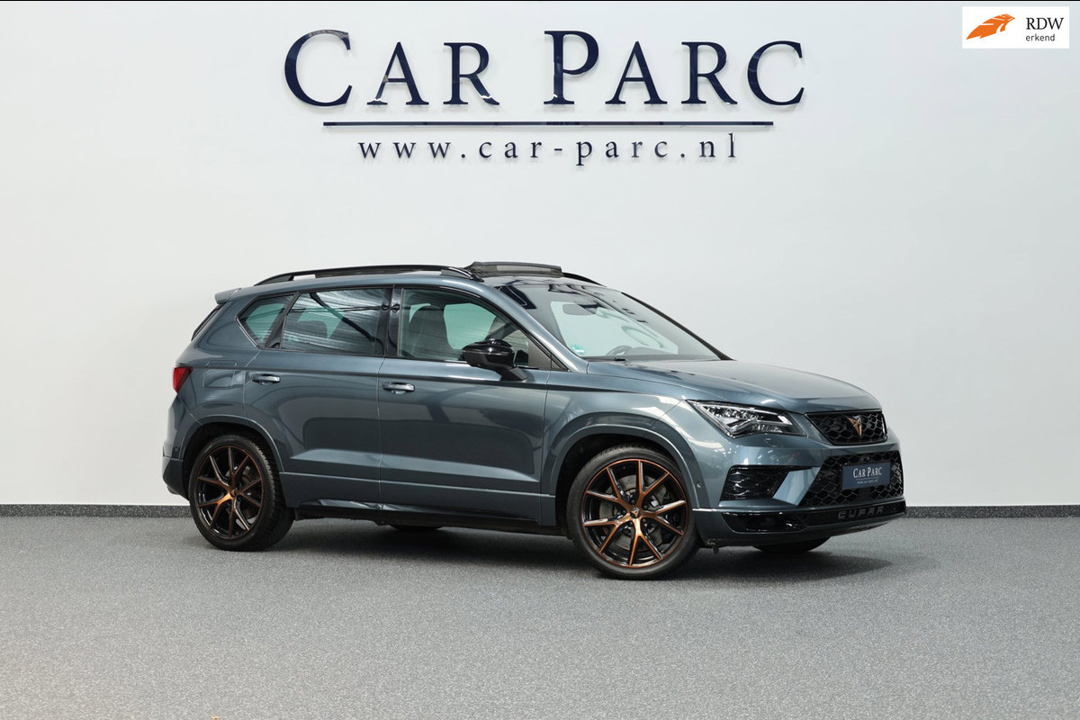 CUPRA Ateca 2.0 TSI 4DRIVE 300+PK LED/VIRTUAL/SFEER/BEATS/PANO/KUIP+ALCANTARA+S.VERWARMING/19" LMV/CAM/ACC/ECC/12 MDN GARANTIE!