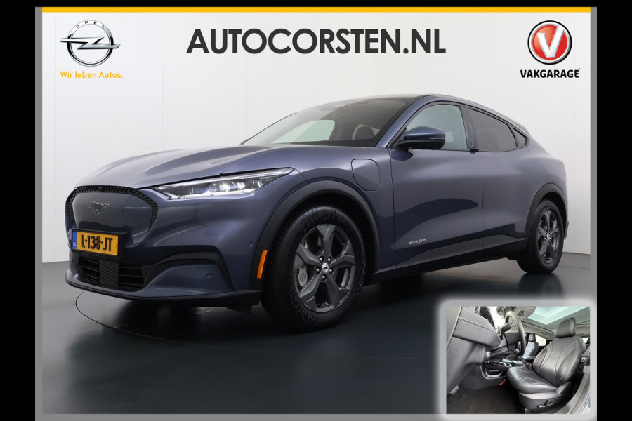 Ford Mustang Mach-E RWD 75kWh Panoramadak 360°Camera Adap.Cruise B&O®-Hifi Leder+Memory SOH 94% Stoel+Stuurverwarming Elek.Stoelen Navi Pdc Keyless Android Auto Apple Carplay Elek.Achterklep Lmv 18" DAB Bluetooth Led 1e Eigenaar Dealeronderhouden Origineel Nederlandse Auto