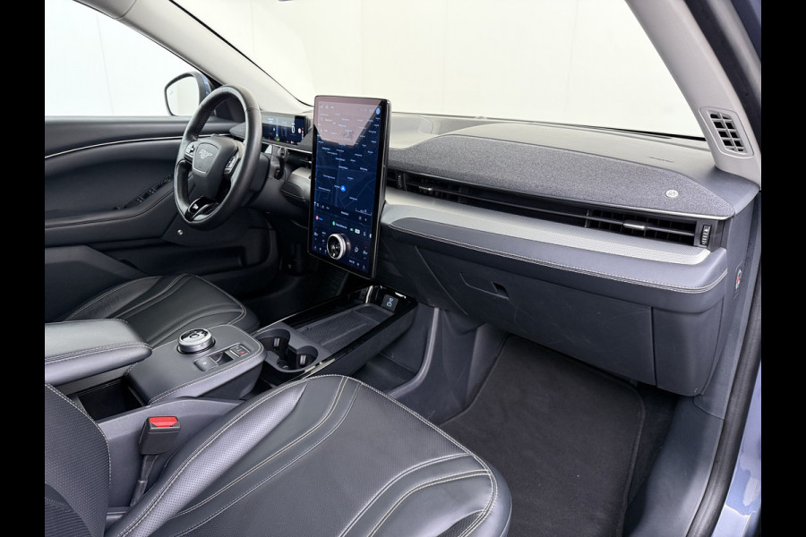 Ford Mustang Mach-E RWD 75kWh Panoramadak 360°Camera Adap.Cruise B&O®-Hifi Leder+Memory SOH 94% Stoel+Stuurverwarming Elek.Stoelen Navi Pdc Keyless Android Auto Apple Carplay Elek.Achterklep Lmv 18" DAB Bluetooth Led 1e Eigenaar Dealeronderhouden Origineel Nederlandse Auto