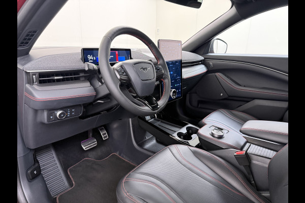 Ford Mustang Mach-E AWD 75kWh Trekhaak Techn.Plus Panoramadak 360°Camera Adap.Cruise B&O®-Hifi Leder+Memory Stoel+Stuurverwarming Elek.Stoele Keyless Android Auto Apple Carplay Elek.Achterklep Lmv 19" DAB Bluetooth Led 1e Eigenaar Origineel Nederlandse Auto Dealeronderhouden