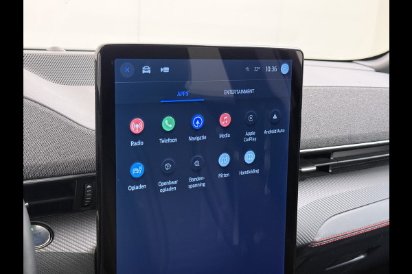 Ford Mustang Mach-E AWD 75kWh Trekhaak Techn.Plus Panoramadak 360°Camera Adap.Cruise B&O®-Hifi Leder+Memory Stoel+Stuurverwarming Elek.Stoele Keyless Android Auto Apple Carplay Elek.Achterklep Lmv 19" DAB Bluetooth Led 1e Eigenaar Origineel Nederlandse Auto Dealeronderhouden