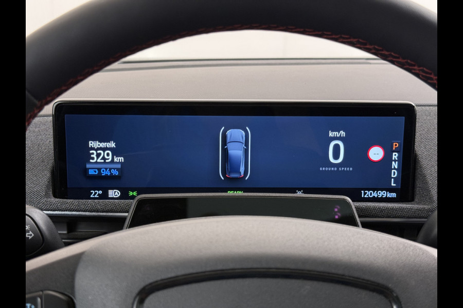 Ford Mustang Mach-E AWD 75kWh Trekhaak Techn.Plus Panoramadak 360°Camera Adap.Cruise B&O®-Hifi Leder+Memory Stoel+Stuurverwarming Elek.Stoele Keyless Android Auto Apple Carplay Elek.Achterklep Lmv 19" DAB Bluetooth Led 1e Eigenaar Origineel Nederlandse Auto Dealeronderhouden