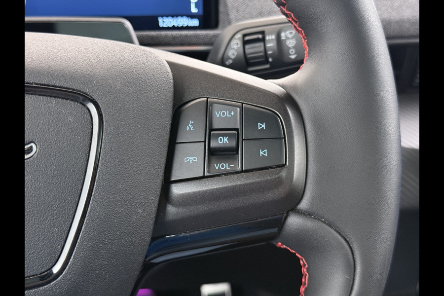 Ford Mustang Mach-E AWD 75kWh Trekhaak Techn.Plus Panoramadak 360°Camera Adap.Cruise B&O®-Hifi Leder+Memory Stoel+Stuurverwarming Elek.Stoele Keyless Android Auto Apple Carplay Elek.Achterklep Lmv 19" DAB Bluetooth Led 1e Eigenaar Origineel Nederlandse Auto Dealeronderhouden
