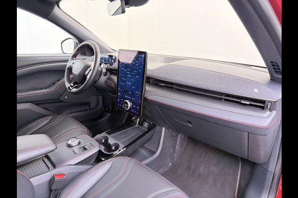 Ford Mustang Mach-E AWD 75kWh Trekhaak Techn.Plus Panoramadak 360°Camera Adap.Cruise B&O®-Hifi Leder+Memory Stoel+Stuurverwarming Elek.Stoele Keyless Android Auto Apple Carplay Elek.Achterklep Lmv 19" DAB Bluetooth Led 1e Eigenaar Origineel Nederlandse Auto Dealeronderhouden
