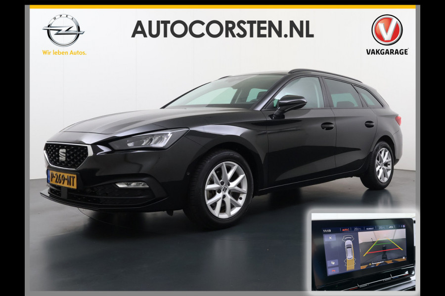 Seat Leon Sportstourer 1.5T 131PK Adap.Cruise Trekhaak Camera Navi Apple Carplay Android Pdc 3-Zone Ecc Style Business Intense Lmv Led Bluetooth Keyless Isofix 1.400KG Trekgewicht Rijstrooksensor 1e Eigenaar Dealeronderhouden Origineel Nederlandse Auto