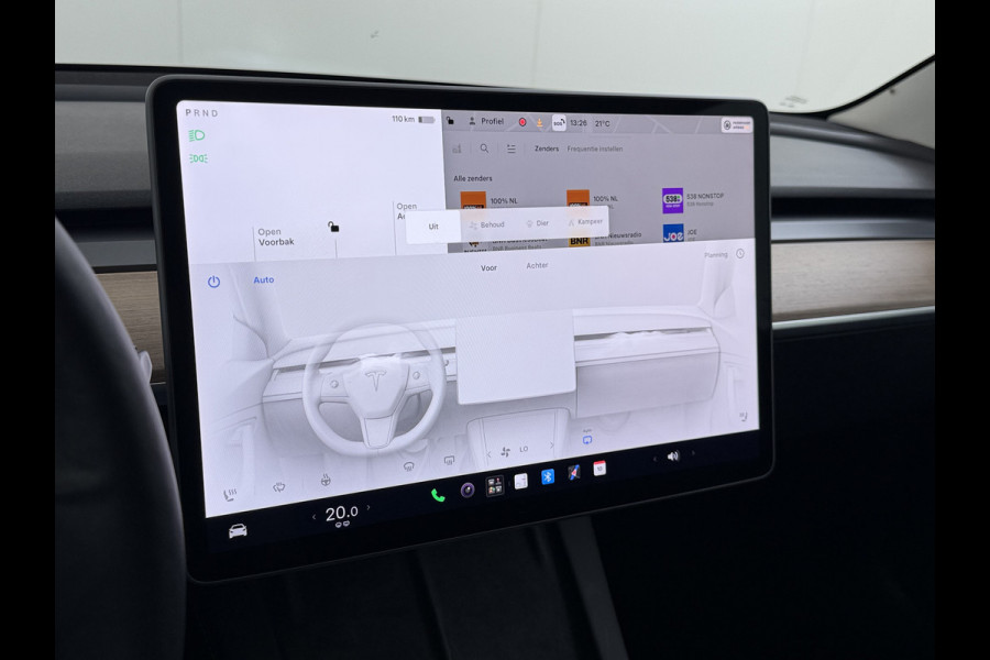 Tesla Model 3 Standard RWD Plus SOH 91% Warmtepomp Trekhaak LFP Accu Panoramadak Navi Camera's Leder Memory Stuur+Stoelverwarming Traffic-Aware Cruise Control AMD Ryzen™ Elek.Achterklep Led 1.000KG Trekgewicht Origineel Nederlandse Auto