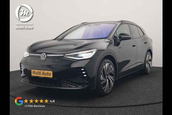 Volkswagen ID.4 GTX 4Motion 77 kWh 300pk Dealer O.H. | Trekhaak Af Fabriek | Panodak | Adaptive Cruise | IQ Light | Sportstoelen Verwarmd | Sfeerverlichting | Apple Carplay | Navigatie | DAB | 21".M | Virtual Cockpit |
