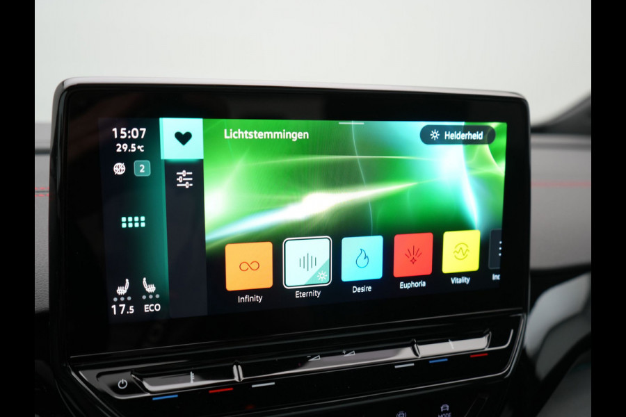 Volkswagen ID.4 GTX 4Motion 77 kWh 300pk Dealer O.H. | Trekhaak Af Fabriek | Panodak | Adaptive Cruise | IQ Light | Sportstoelen Verwarmd | Sfeerverlichting | Apple Carplay | Navigatie | DAB | 21".M | Virtual Cockpit |