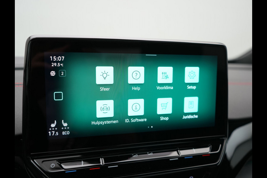 Volkswagen ID.4 GTX 4Motion 77 kWh 300pk Dealer O.H. | Trekhaak Af Fabriek | Panodak | Adaptive Cruise | IQ Light | Sportstoelen Verwarmd | Sfeerverlichting | Apple Carplay | Navigatie | DAB | 21".M | Virtual Cockpit |