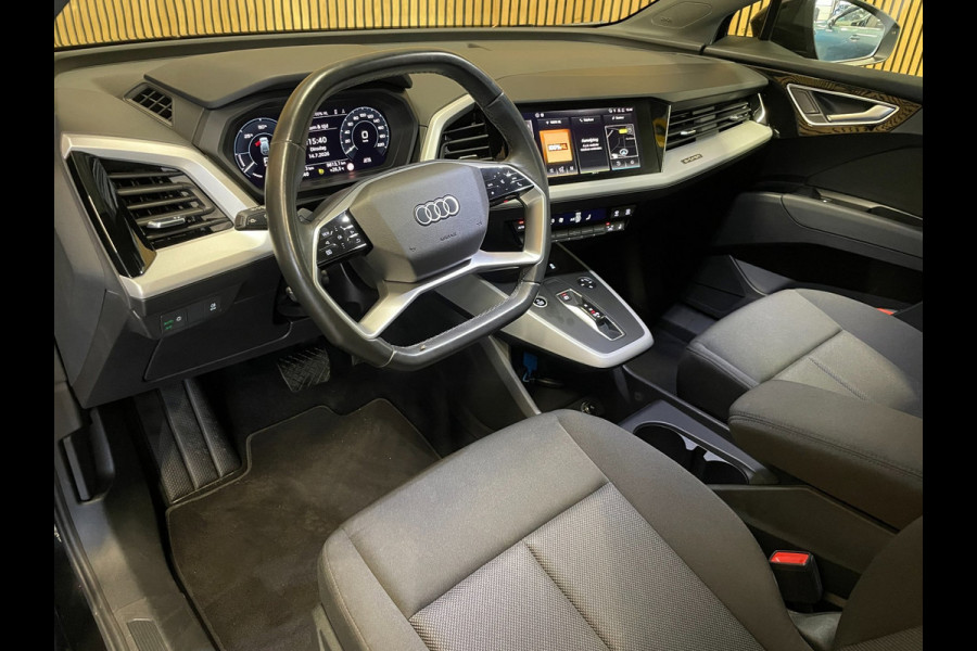 Audi Q4 e-tron 40|77 kWh|90% SOH|ACC|APPLE CARPLAY|CLIMATE+CRUISE CTRL|ELEK.TREKHAAK|SONOS|STOELVERWERW.|NL|NAP|INCL.BTW|1e EIG.|