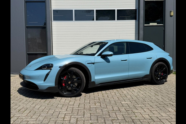Porsche Taycan Cross Turismo 4S 93 kWh | 4 Wiel besturing | Bose | Camera | Ijsblauw Metallic | 490PK