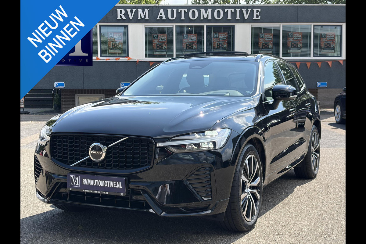 Volvo XC60 2.0 T8 Plug-in hybrid AWD Ultra Dark T8 12 MND. BOVAG GARANTIE | HEAD UP | PANORAMA DAK | ACHTERUITRIJ CAMERA | BOWERS & WILKINS | MEM. SEATS | STOEL+STUUR VERWARMING |