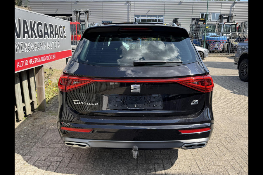 Seat Tarraco 1.4 TSI e-Hybrid PHEV FR Business FABRIEKSGARANTIE 03-2028 20"/Panoramadak/Trekhaak/360 camera/Keyless/Dodehoek/Elektrische klep/Stuur + stoelverwarming v+a