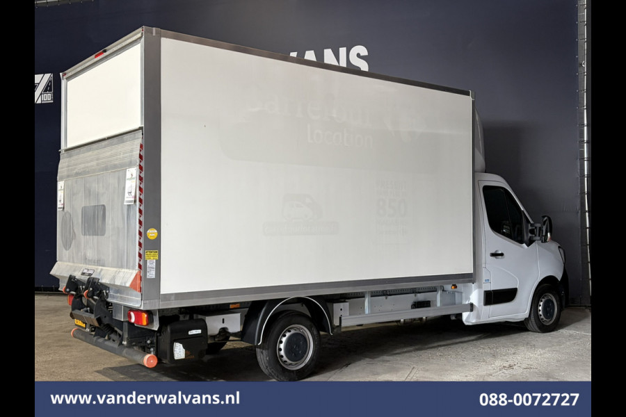 Renault Master 2.3 dCi 146pk Bakwagen 222cm Hoog Laadklep Euro6 Airco | Navigatie | Camera | LED | 983kg Laadvermogen Cruisecontrol, Bijrijdersbank