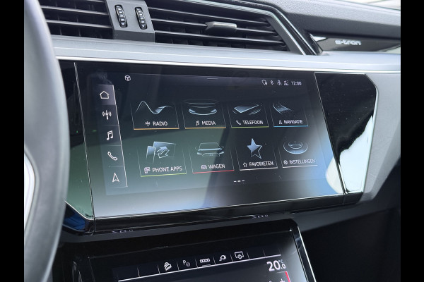 Audi e-tron 55 408PK Quattro Advanced Edition Plus 95kWh SOH 92% Panoramadak Adap.Cruise Camera Leder+Verwarmd Navi Apple Carplay Android Au Elek.Achterklep Privacy Glas Lmv 20" Led Pdc Elek.Stoelen+Memory DAB Origineel Nederlandse Auto