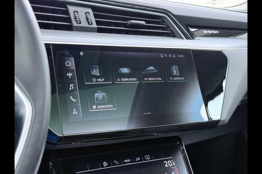 Audi e-tron 55 408PK Quattro Advanced Edition Plus 95kWh SOH 92% Panoramadak Adap.Cruise Camera Leder+Verwarmd Navi Apple Carplay Android Au Elek.Achterklep Privacy Glas Lmv 20" Led Pdc Elek.Stoelen+Memory DAB Origineel Nederlandse Auto