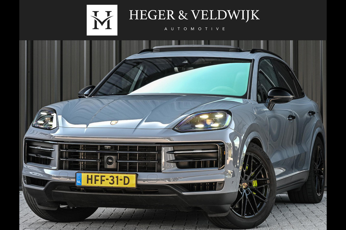 Porsche Cayenne 3.0 E-Hybrid | Panoramadak | Achterasbesturing | 18 Wegs Memory Seats | 360 Camera | Soft Close | Ambiente Verlichting | Stuurverwarming |
