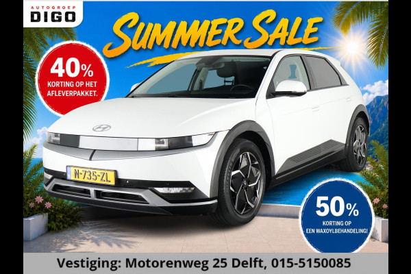 Hyundai IONIQ 5 CONNECT PLUS! 73 KHW. SOH 100% GARANTIE 6-2031* APPLE CARPLAY / ANDROID AUTO . STUUR/ STOELVERWARMING .