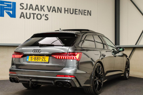 Audi A6 Avant 45 2.0TFSI Quattro S line Edition 245pk Automaat! 1e|Panoramadak|Virtual Cockpit|Leder|HD Matrix LED|Black|Trekhaak
