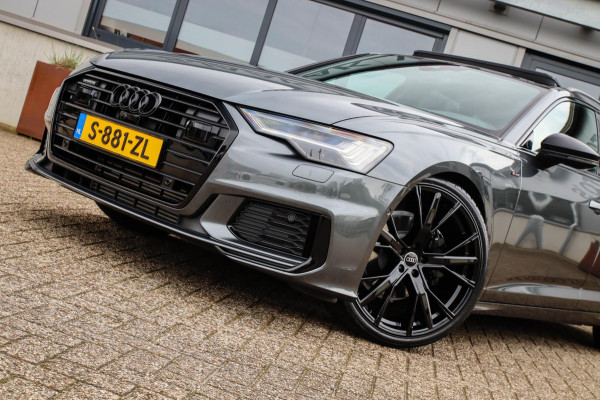 Audi A6 Avant 45 2.0TFSI Quattro S line Edition 245pk Automaat! 1e|Panoramadak|Virtual Cockpit|Leder|HD Matrix LED|Black|Trekhaak