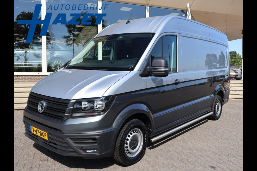 Volkswagen Crafter 35 2.0 TDI 140 PK L3H3 TWO-TONE + 3000 KG TREKHAAK | APPLE CARPLAY | CRUISE | SIDEBARS | NAVIGATIE