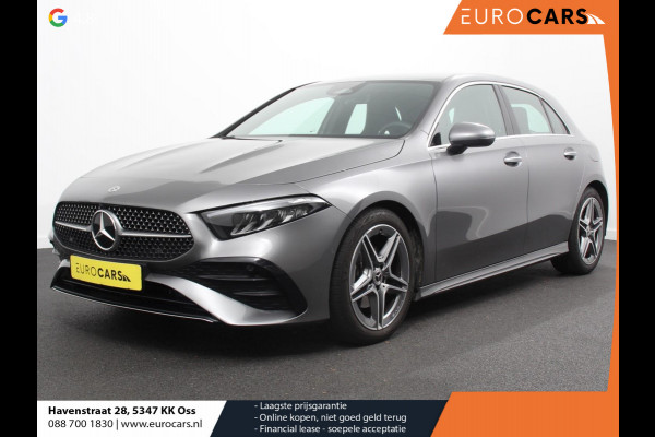 Mercedes-Benz A-Klasse 200 177pk Automaat MHEV AMG Line Achteruitrij Camera Verwarmde voorstoelen Navigatie LED Climate control Adaptive Cruise control Parkeersensoren Apple Carplay & Android Auto