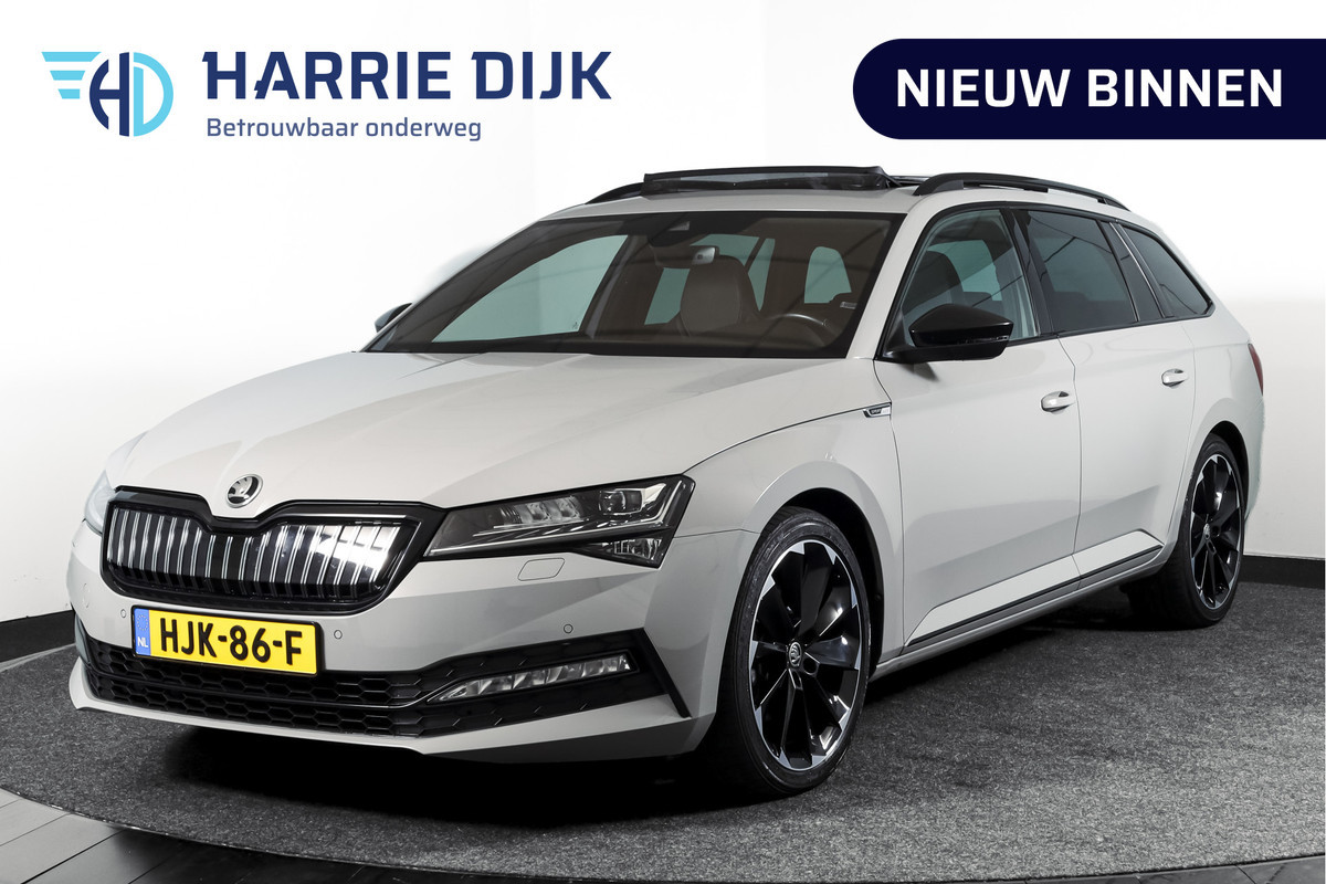 Škoda Superb Combi 1.4 TSI iV Sportline Business | S/K-Panodak | Dig. Cockpit | Adapt. Cruise | Winterpakket | PDC | NAV + App. Connect | ECC | Elek. Klep | LM 19" |