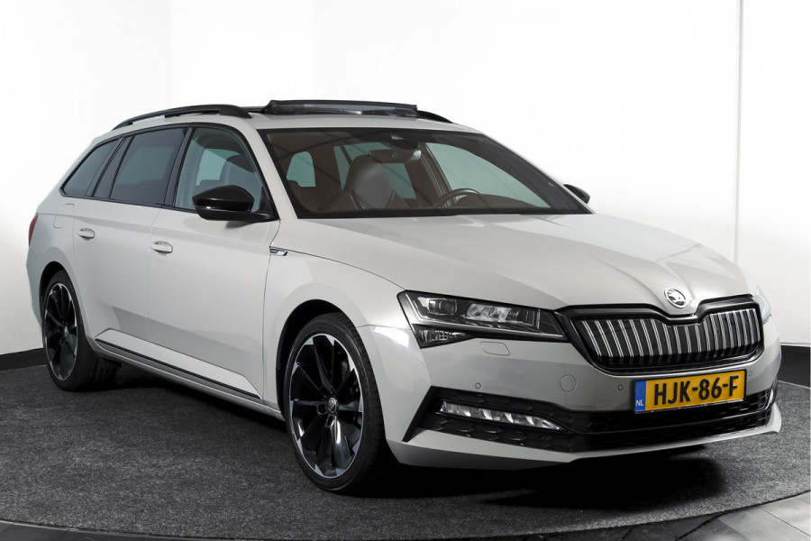 Škoda Superb Combi 1.4 TSI iV Sportline Business | S/K-Panodak | Dig. Cockpit | Adapt. Cruise | Winterpakket | PDC | NAV + App. Connect | ECC | Elek. Klep | LM 19" |