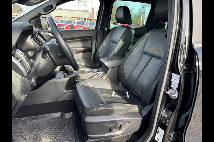 Ford Ranger 2.0 EcoBlue Wildtrak | 214pk Automaat | Adaptieve Cruise | Stoelverwarming | Trekhaak | 3.500kg Trekgewicht
