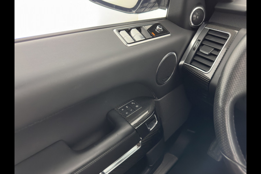 Land Rover Range Rover Sport 5.0 V8 SC SVR Aut. *PANO | LEATHER | MATRIX-LED | HEAD-UP | CARBON | ADAPTIVE-CRUISE | MEMORY-PACK | MERIDIAN-AUDIO | BLINDSPOT | TOPVIEW | DIGI-COCKPIT | HEATED-SPORTSEATS | PRIVACY-GLASS | SHIFTPADDLES |