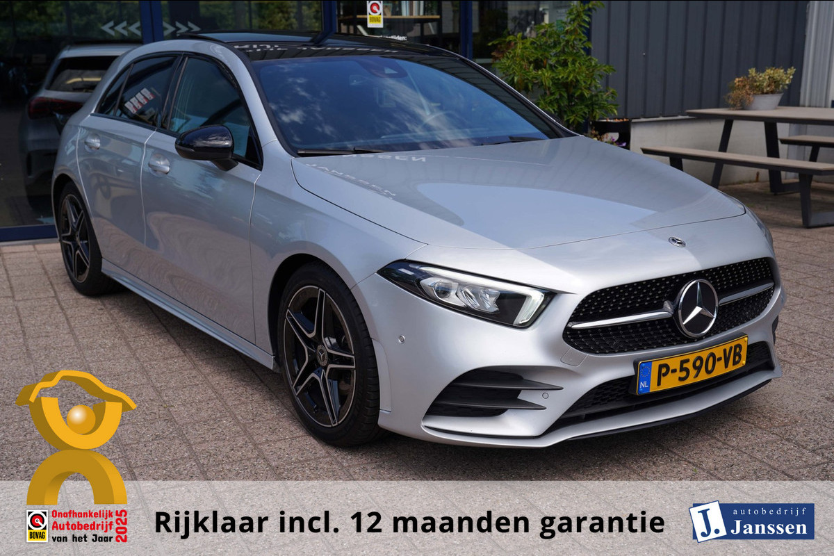 Mercedes-Benz A-Klasse 200 Business Solution AMG|Prijs rijklaar incl. 12 mnd garantie|Schuif/kanteldak Carplay PDC DAB Camera LED