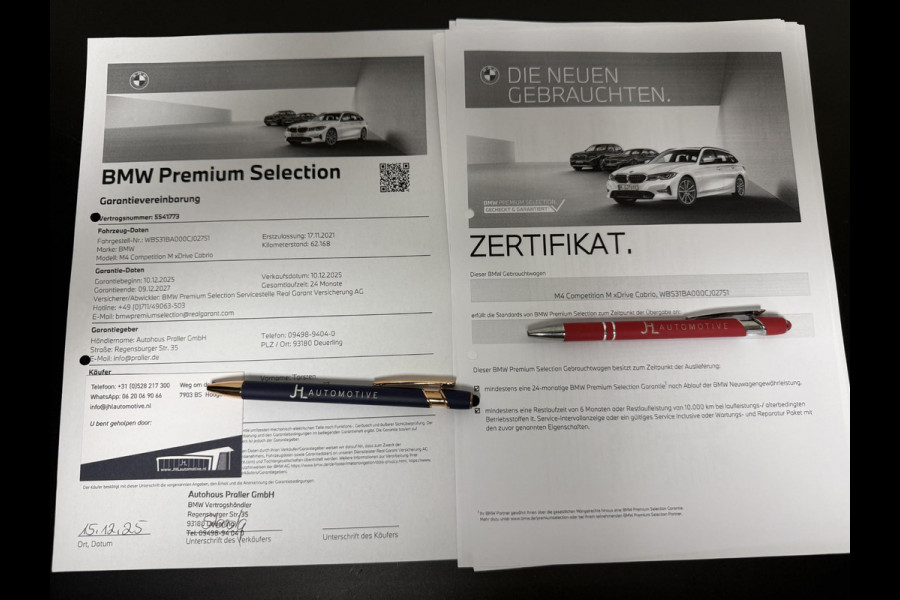 BMW M4 Competition xDrive Cabrio *CERAMIC*CARBON*M-DRIVERS-PACKAGE*FULL*