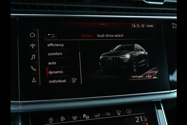 Audi Q8 55 TFSI quattro Pro Line Plus | Panoramadak | Night-Vision | Achterasbesturing | HUD | Luchtvering | B&O | Stoelmassage + Ventilatie | Camera | Soft-Close | Ambiance Interieur | Adaptive Cruise |