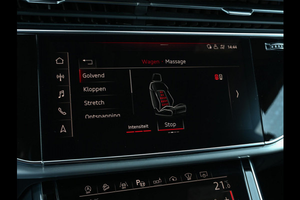Audi Q8 55 TFSI quattro Pro Line Plus | Panoramadak | Night-Vision | Achterasbesturing | HUD | Luchtvering | B&O | Stoelmassage + Ventilatie | Camera | Soft-Close | Ambiance Interieur | Adaptive Cruise |