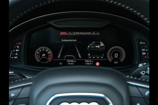 Audi Q8 55 TFSI quattro Pro Line Plus | Panoramadak | Night-Vision | Achterasbesturing | HUD | Luchtvering | B&O | Stoelmassage + Ventilatie | Camera | Soft-Close | Ambiance Interieur | Adaptive Cruise |