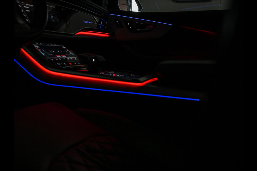 Audi Q8 55 TFSI quattro Pro Line Plus | Panoramadak | Night-Vision | Achterasbesturing | HUD | Luchtvering | B&O | Stoelmassage + Ventilatie | Camera | Soft-Close | Ambiance Interieur | Adaptive Cruise |