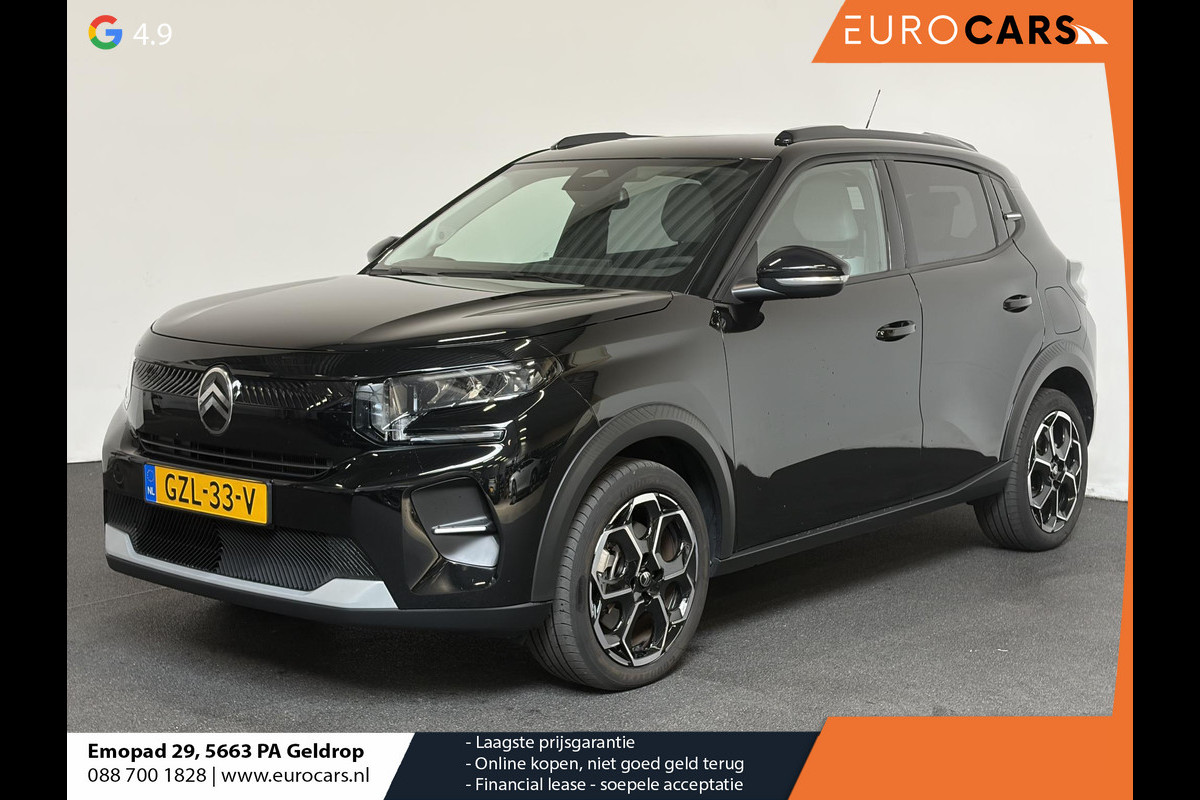 Citroën ë-C3 Max Automaat 113pk 44 kWh Climate Control Half lederen bekleding Led Navigatie Apple Carplay/Android Auto Lichtmetalen Velgen Cruise Control Parkeer sensoren