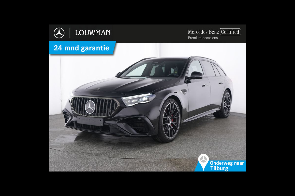 Mercedes-Benz E-Klasse Estate Mercedes-AMG 53 4MATIC+ AMG Performance Sitz-Paket Advanced | AMG DYNAMIC PLUS Paket | Panorama Schuif-Kanteldak | Trekhaak. Inclusief 24 maanden Mercedes-Benz Certified garantie voor Europa.