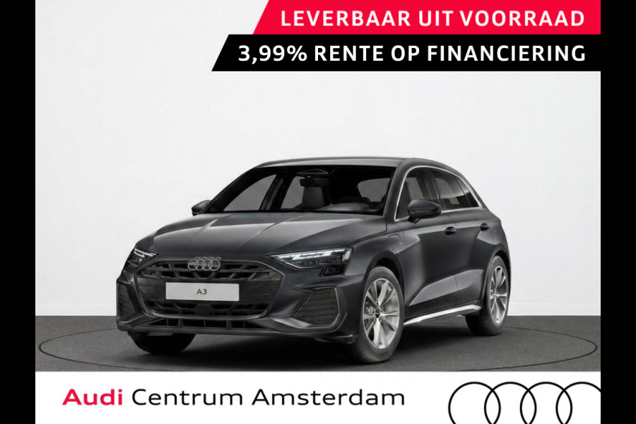 Audi A3 Sportback S edition 40 TFSI e 204 pk | Assis.pak Driving+Parking plus | Warmtewerend glas donker tint | Adaptive Cruise Control | Ambient sfeerverlichting |