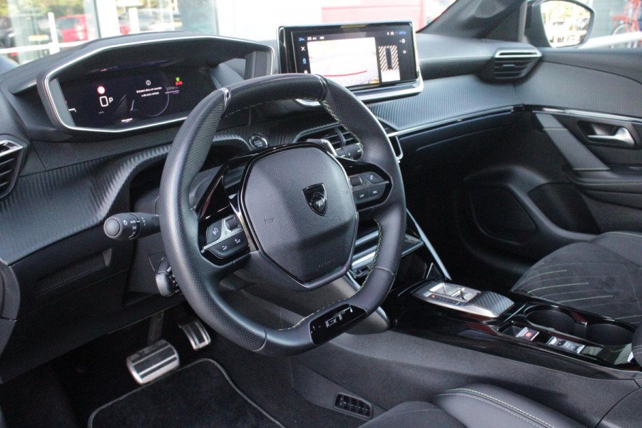 Peugeot 208 1.2 Hybrid 145PK AUTOMAAT GT PACK | ELEKTRISCH BEDIENBARE BESTUURDERSSTOEL MET MASSAGE FUNCTIE | ALCANTARA BEKLEDING | STOEL VERWARMING | CRUISE CONTROL | DAB+ RADIO | APPLE CARPLAY/ANDROID AUTO | FULL LED KOPLAMPEN | KEYLESS ENTRY/START | 17" LICHTMETALEN VELGEN | CLIMATE CONTROL | PARKEERSENSOREN VOOR + ACHTER | ACHTERUITRIJ CAMERA |